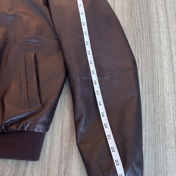 Men’s leather bomber - Picture 7 of 7